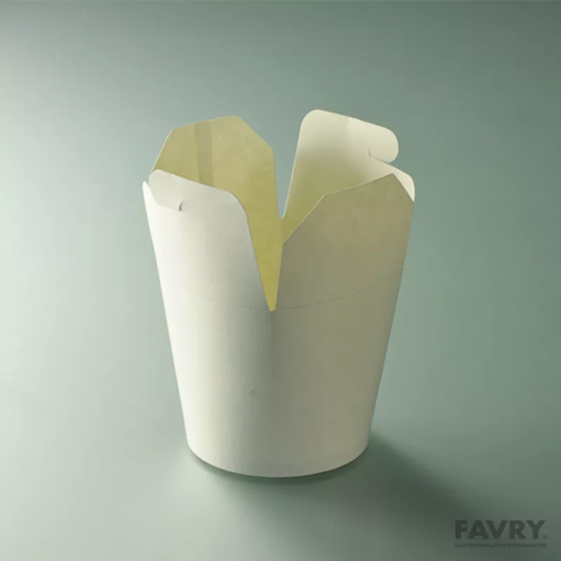 Boîte à pâte ronde carton blanc 780 ml | Favry
