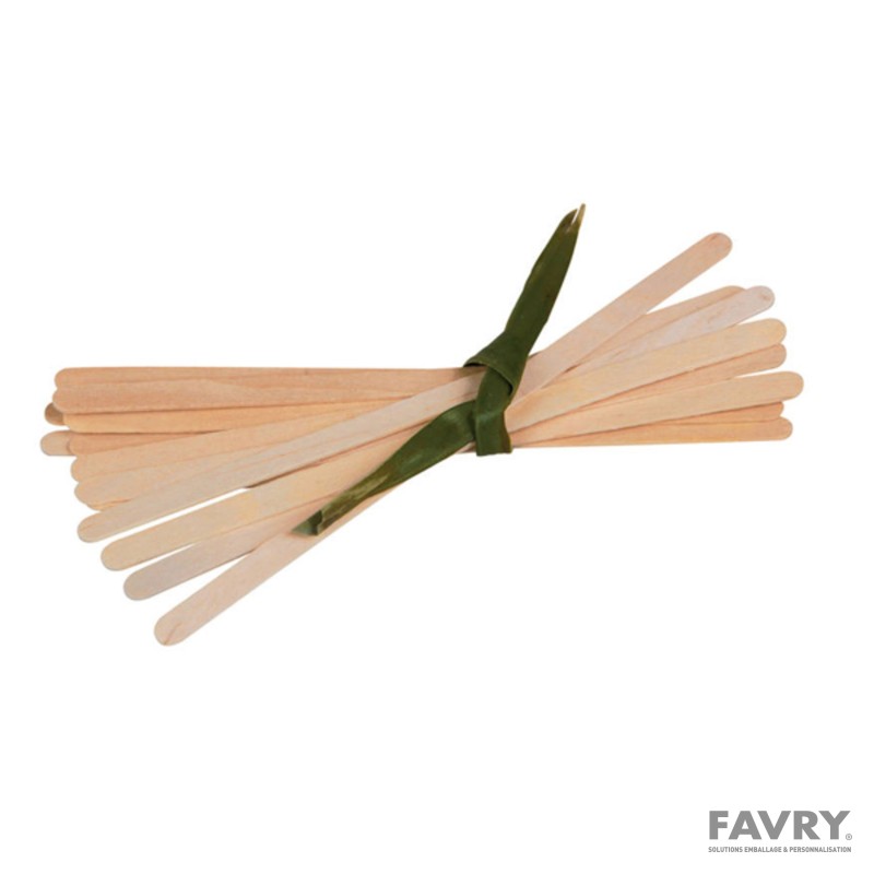 Spatule à café bois bouleau 14 cm | Favry