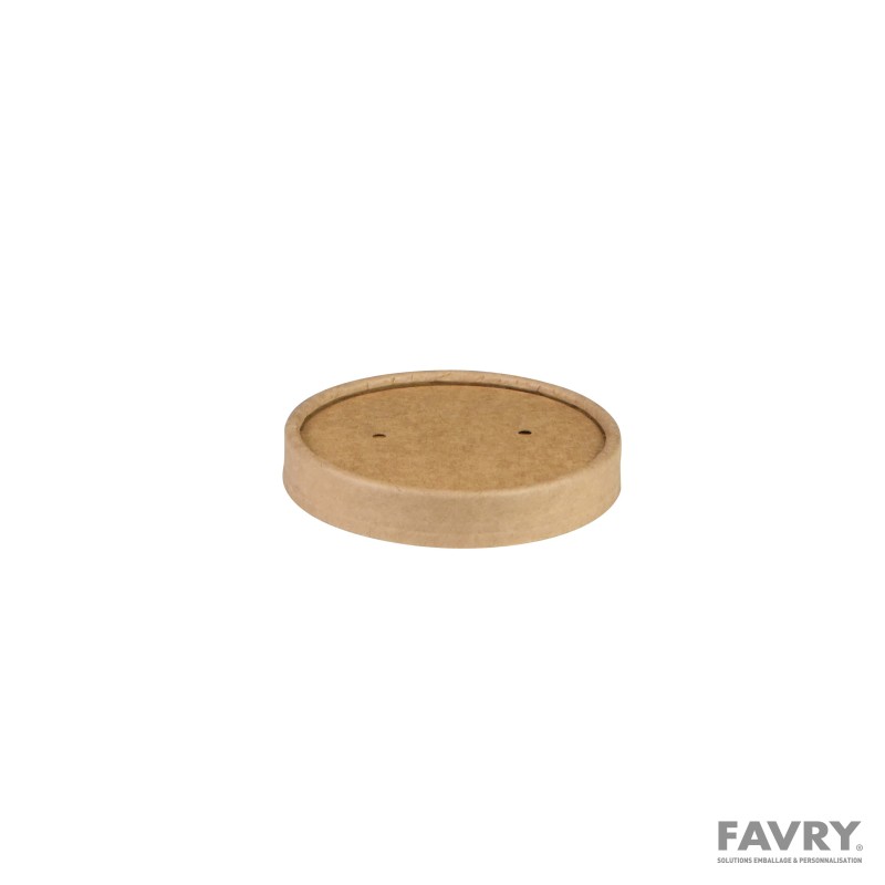 Couvercle carton Ø93 mm pour pot à soupe | Favry