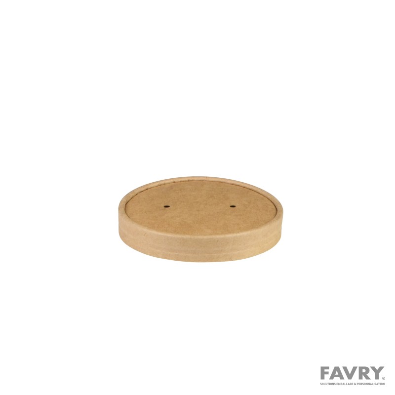 Couvercle carton Ø100 mm pour pot 47 cl | Favry
