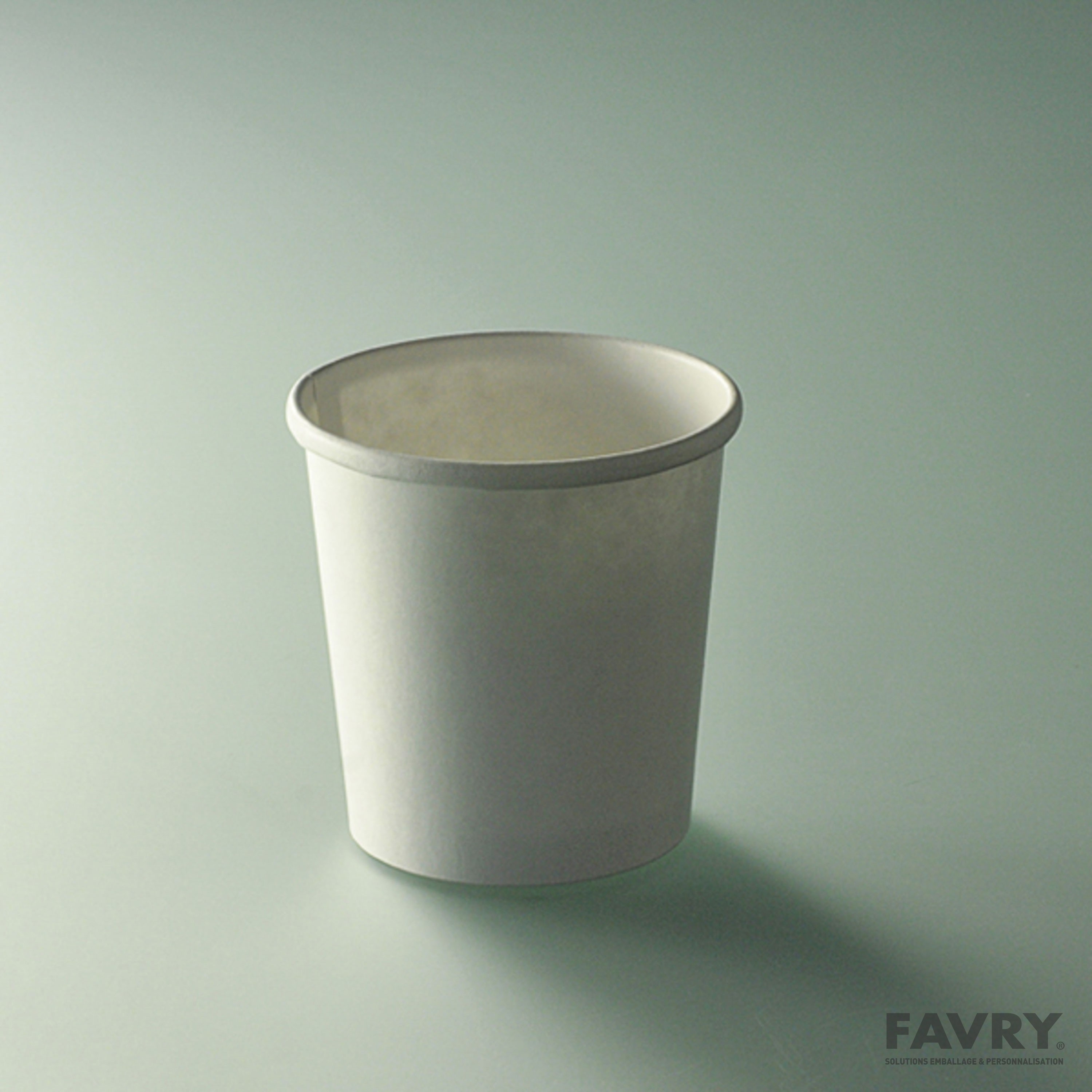 POT A SOUPE~GLACE CARTON BLANC ISOTHERME 470ML Ø99 H.100MM ~25 couv 10315