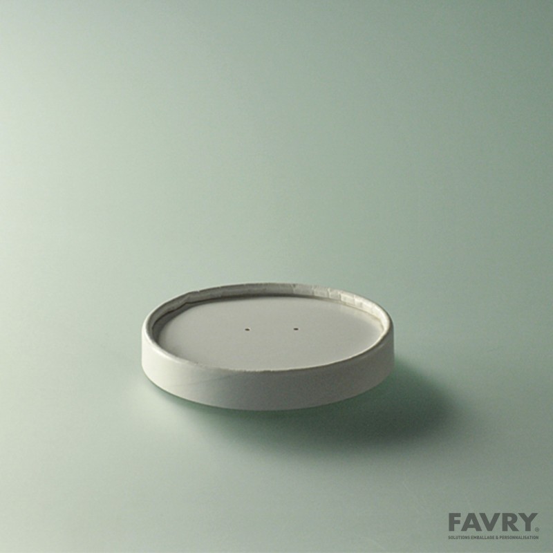 Couvercle carton Ø100 mm pour pot 47 cl | Favry