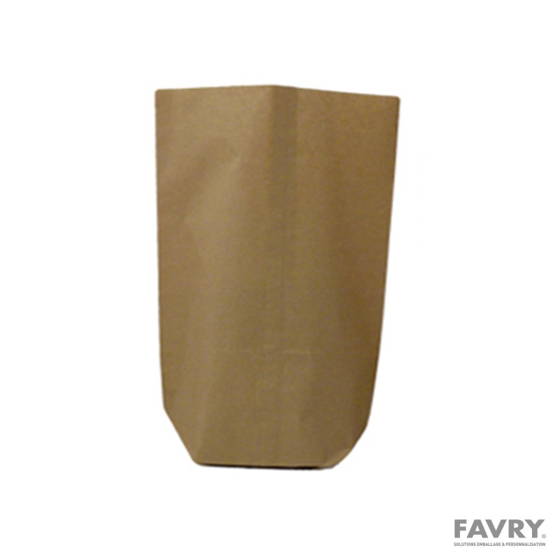 Sac écorne kraft brun 160 x 265 mm | Favry