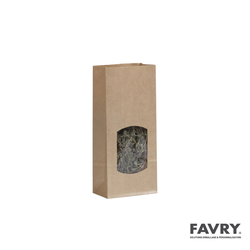 Sac SOS kraft brun 250 ml | Favry
