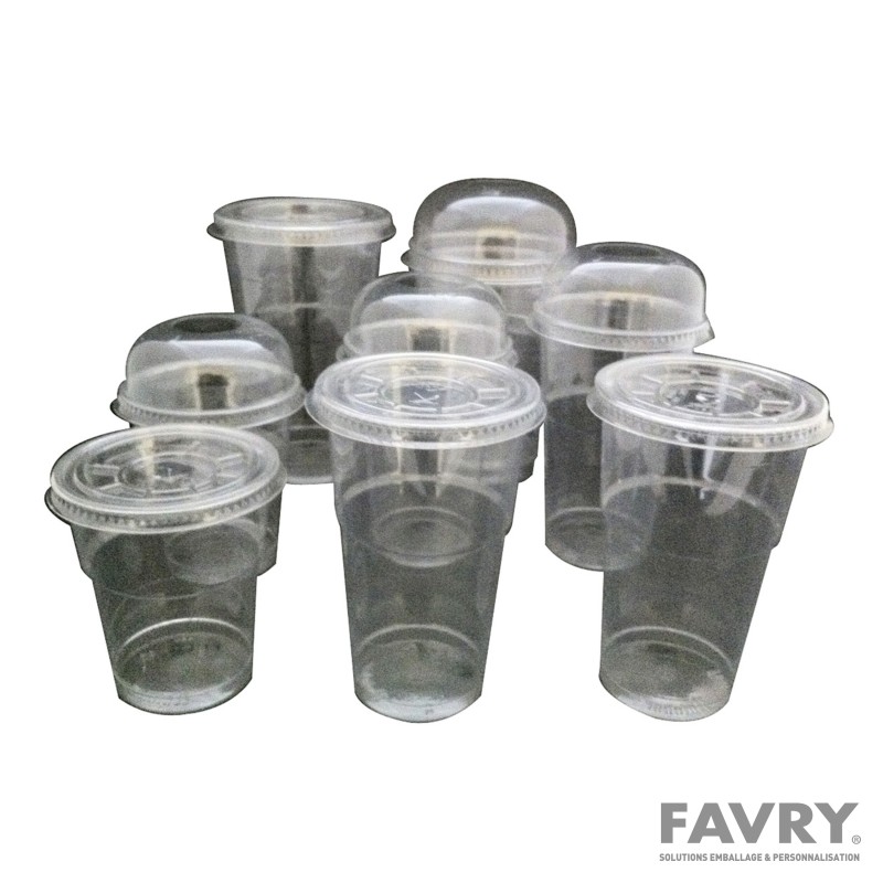 Couvercle plat shaker RPET 20-25-30 cl | Favry