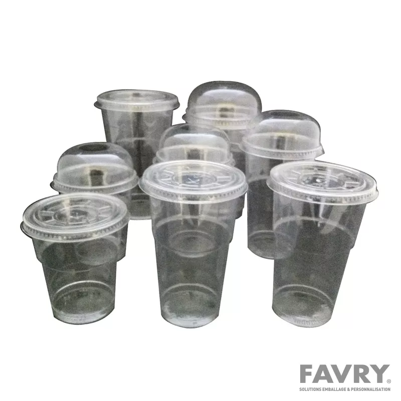 Couvercle plat shaker RPET 20-25-30 cl | Favry