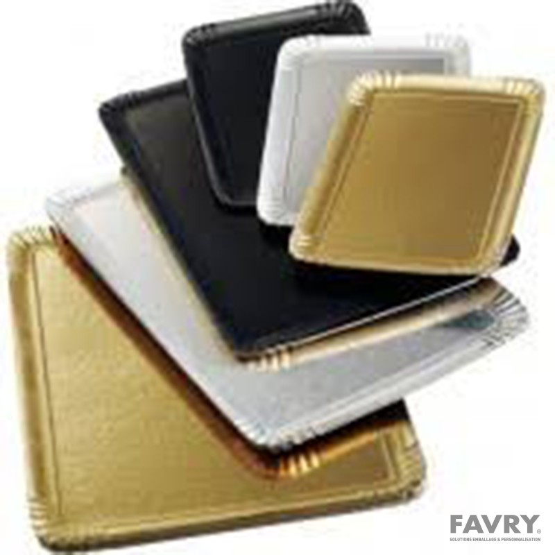 Plateau traiteur noir 19 x 28 cm | Favry