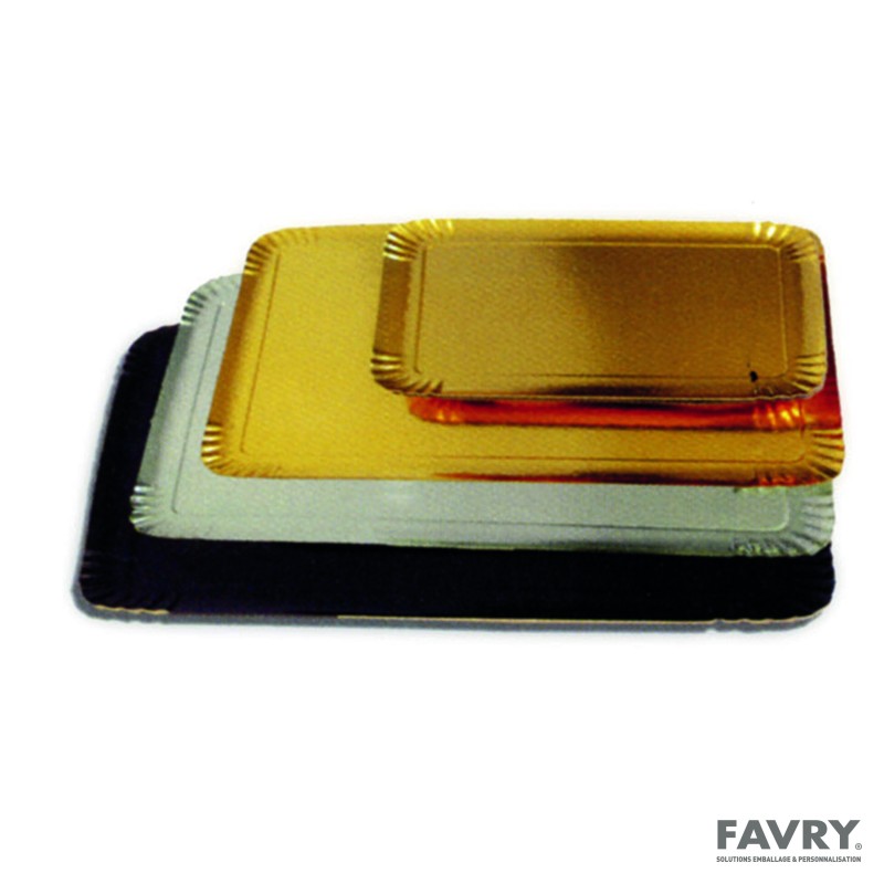 Plateau traiteur noir 32 x 42 cm | Favry