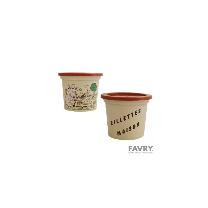 Pot rillettes 25 cl avec couvercle | Favry
