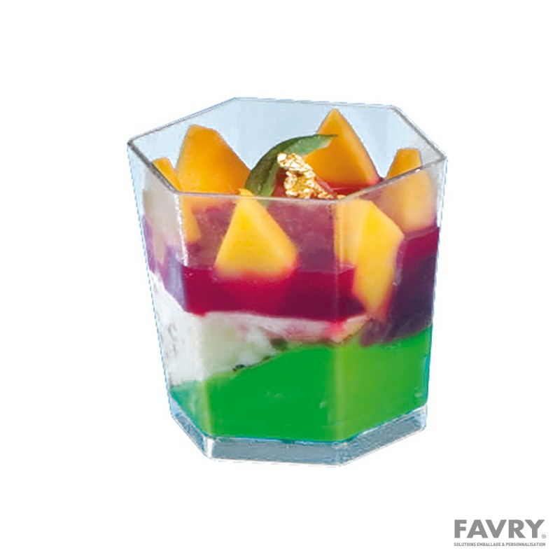Verre cristal à facettes Ø45 mm – 5 cl | Favry