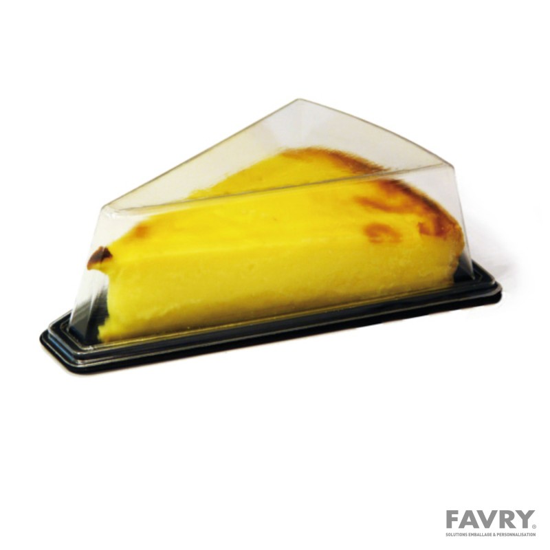 Part triangle Takipack RPET noir avec couvercle