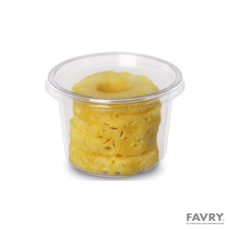 Pot rond APET cristal 500 ml Ø117 mm | Favry