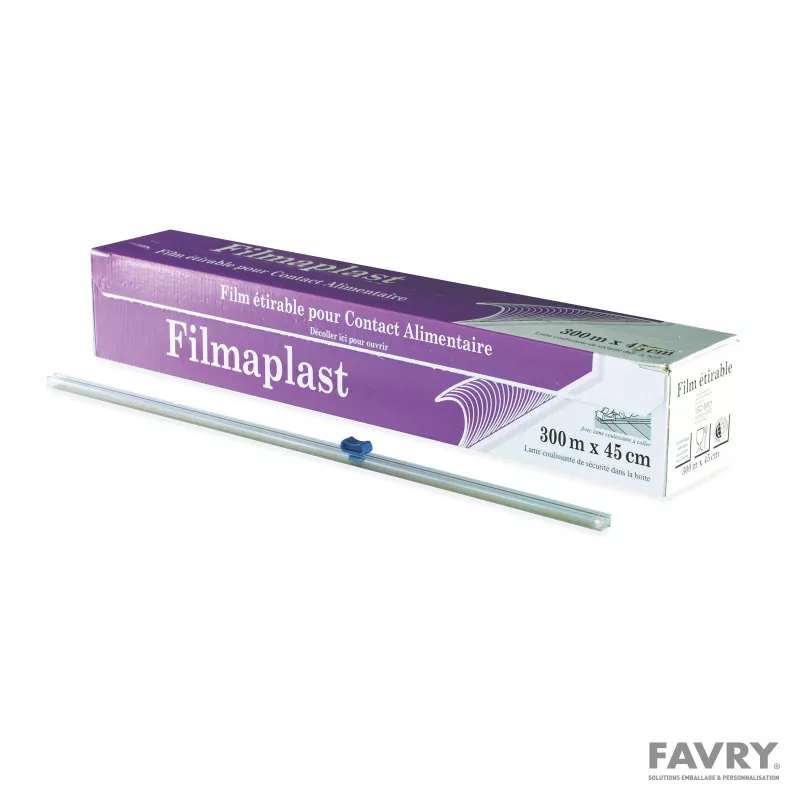 Film étirable alimentaire 450 mm x 300 m | Favry
