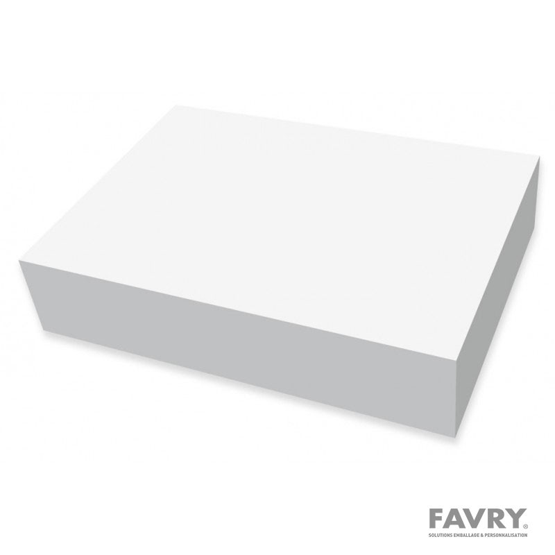 Boîte plateau traiteur blanche 26 x 35 cm | Favry