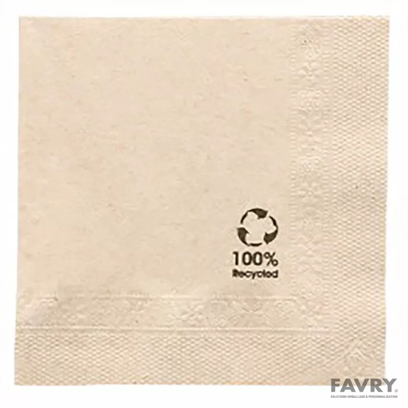 Serviette ouate 2 plis 20 x 20 cm | Favry