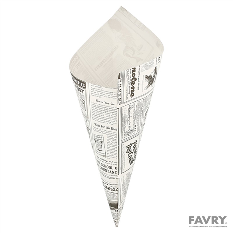Sachet en pointe pour frites 400 g | Favry