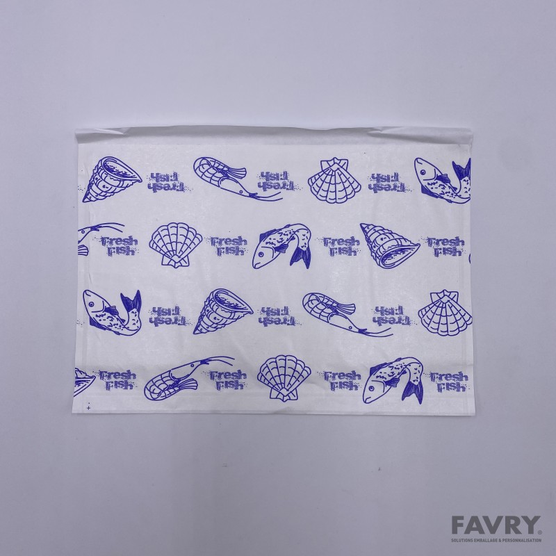 Pochette adhésive poissonnerie 166 x 250 mm