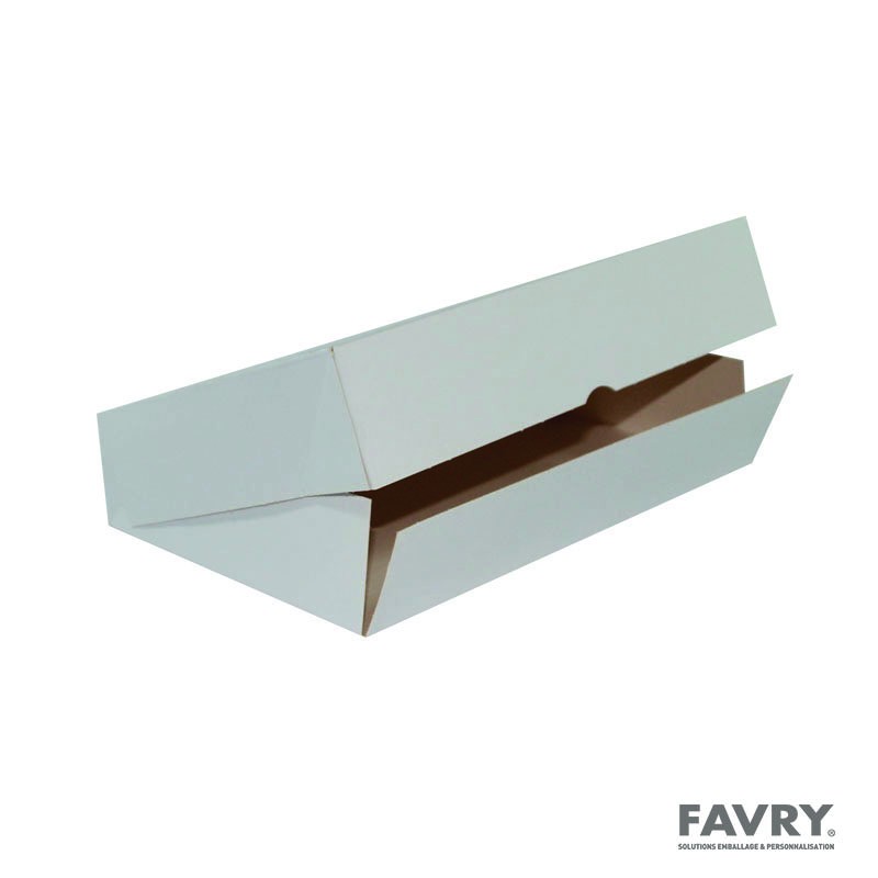Boîte plateau traiteur blanche 28 x 43 x 6 cm
