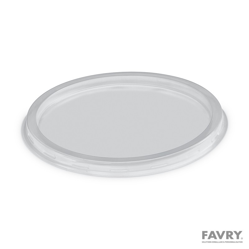 Couvercle Tusipack cristal APET Ø122 mm | Favry