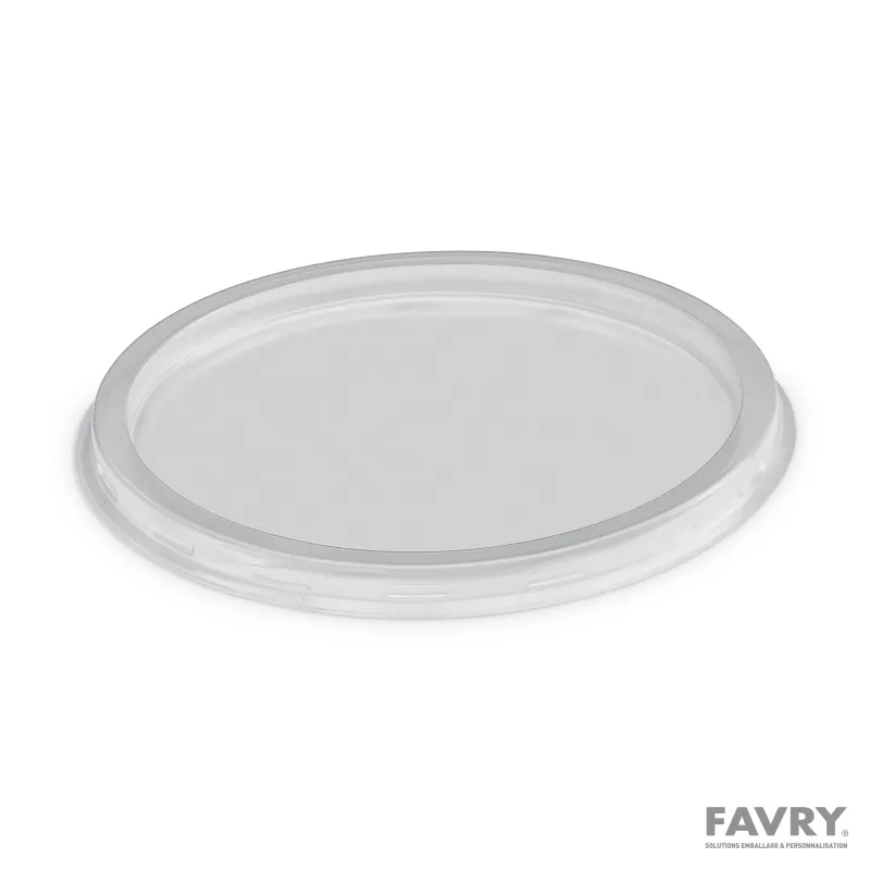 Couvercle Tusipack cristal APET Ø122 mm | Favry
