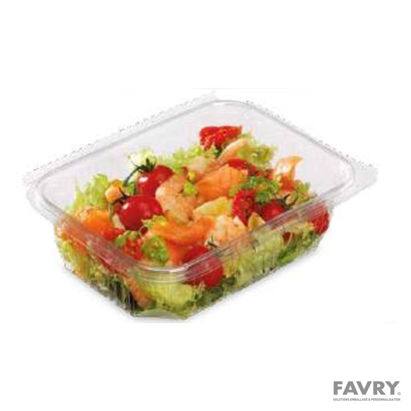 Barquette PET 750 g avec couvercle | Favry Emballage