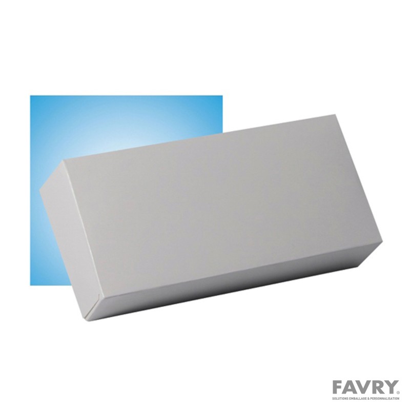 Boîte bûche blanche 16 x 11 x 10 cm | Favry