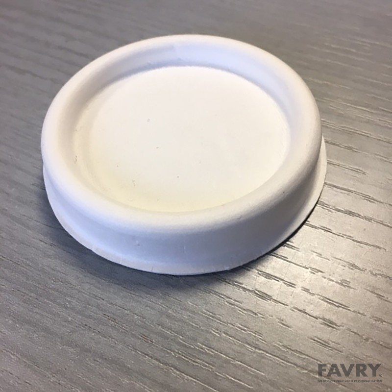 Couvercle plat Ø62 mm biodégradable | Favry