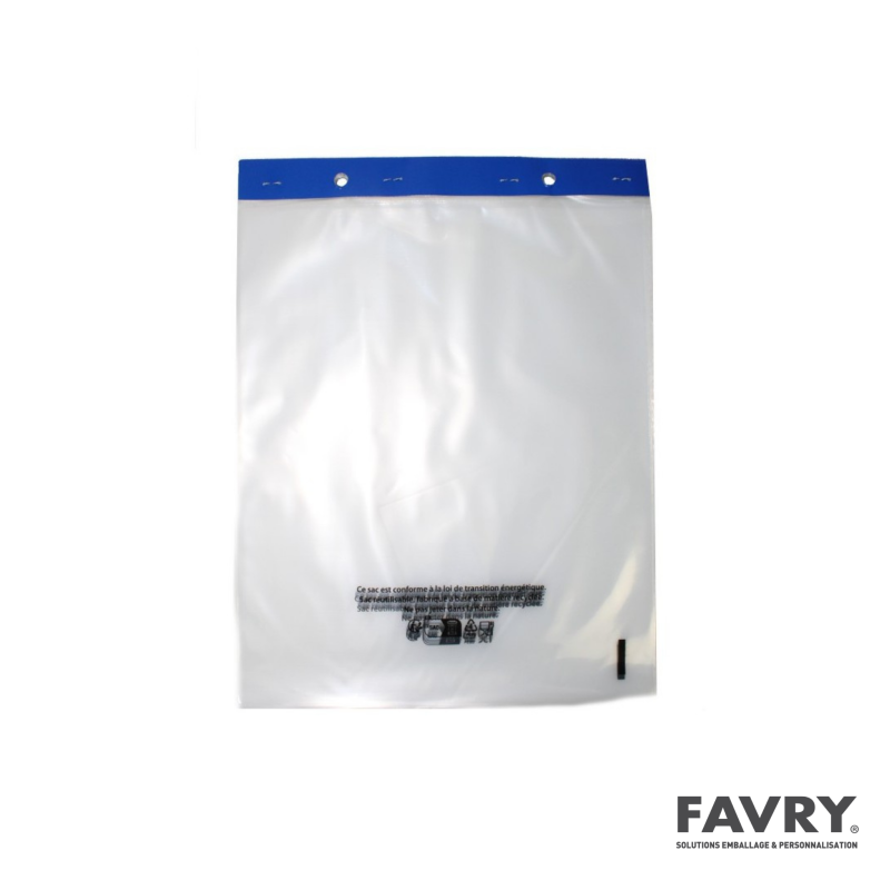 Sac liasse PEBD transparent 30 x 35 cm | Favry
