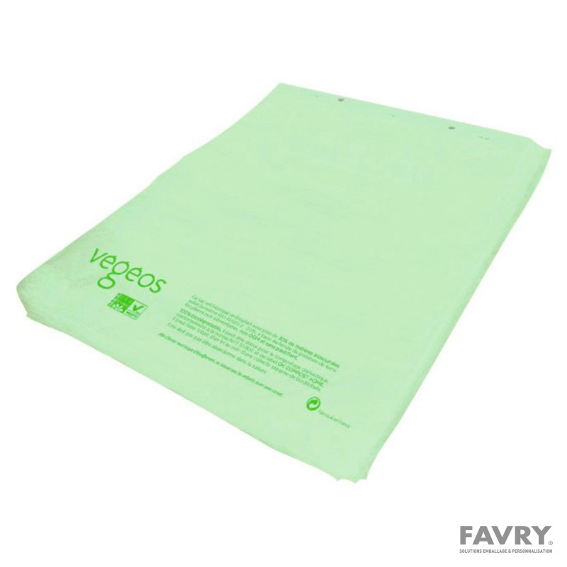 Sac liasse biodégradable 12+2 x 24 cm | Favry