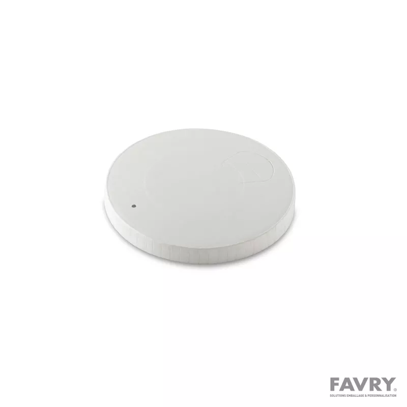 Couvercle carton blanc Ø90 mm | Favry
