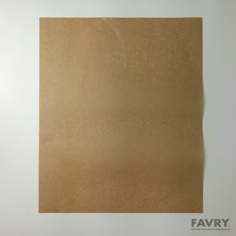 Papier ingraissable brun 31 x 43 cm | Favry
