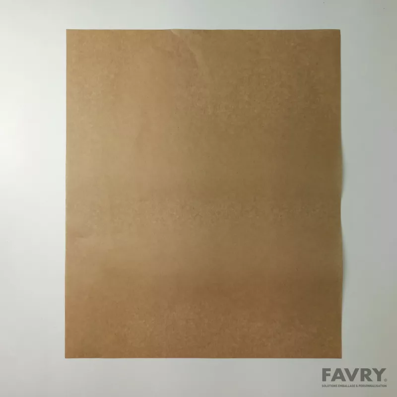 Papier ingraissable brun 31 x 43 cm | Favry