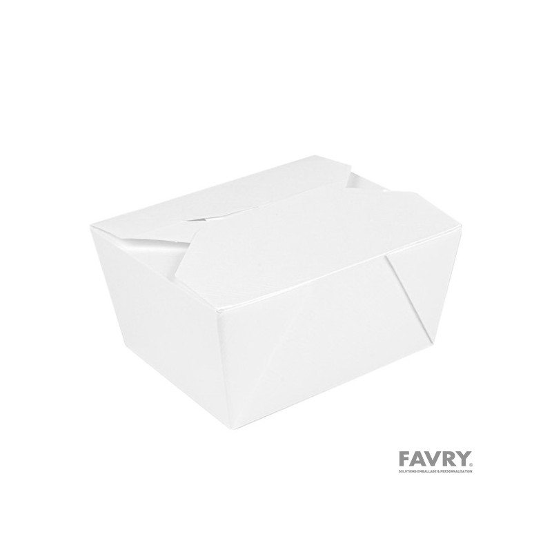 Boîte carton blanche 780 ml 113 x 90 x 63 mm | Favry