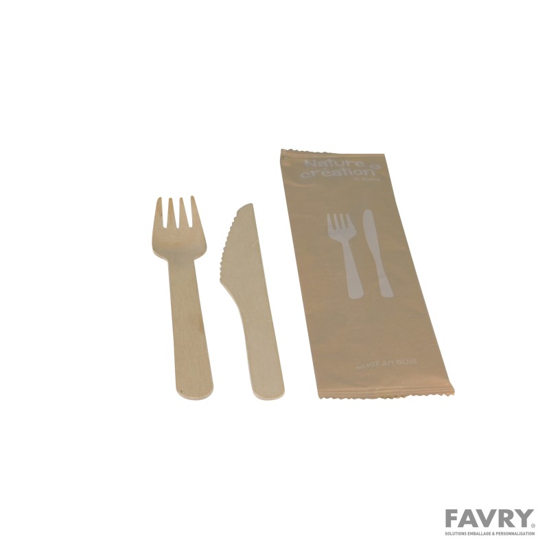 Kit couvert bois 2 en 1 – Favry