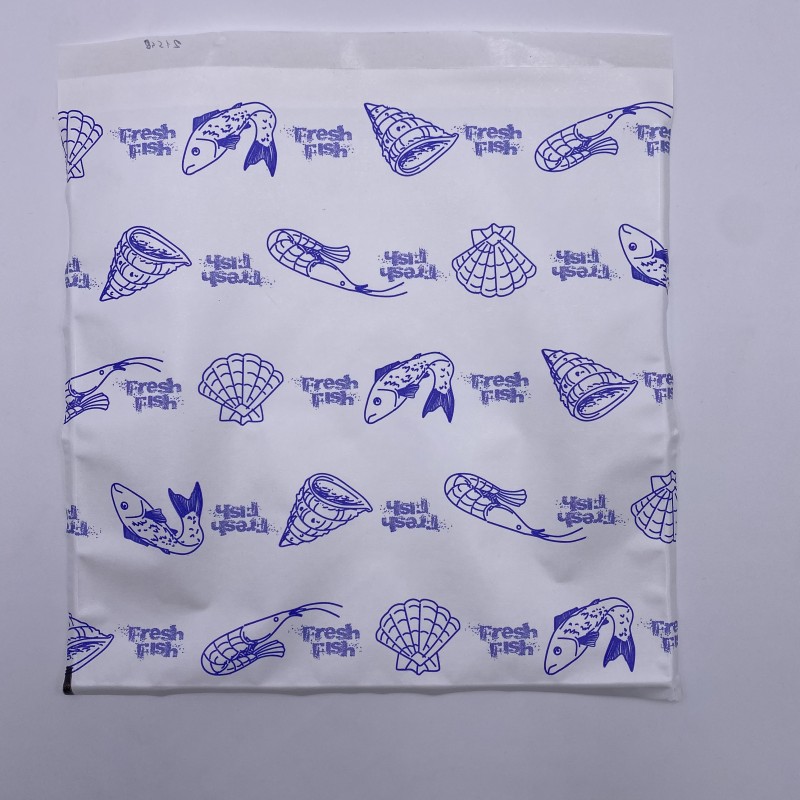 Pochette adhésive 250 x 250 mm poissonnerie