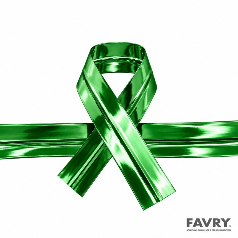 Attache Cellotwist verte 9 cm | Favry Emballage