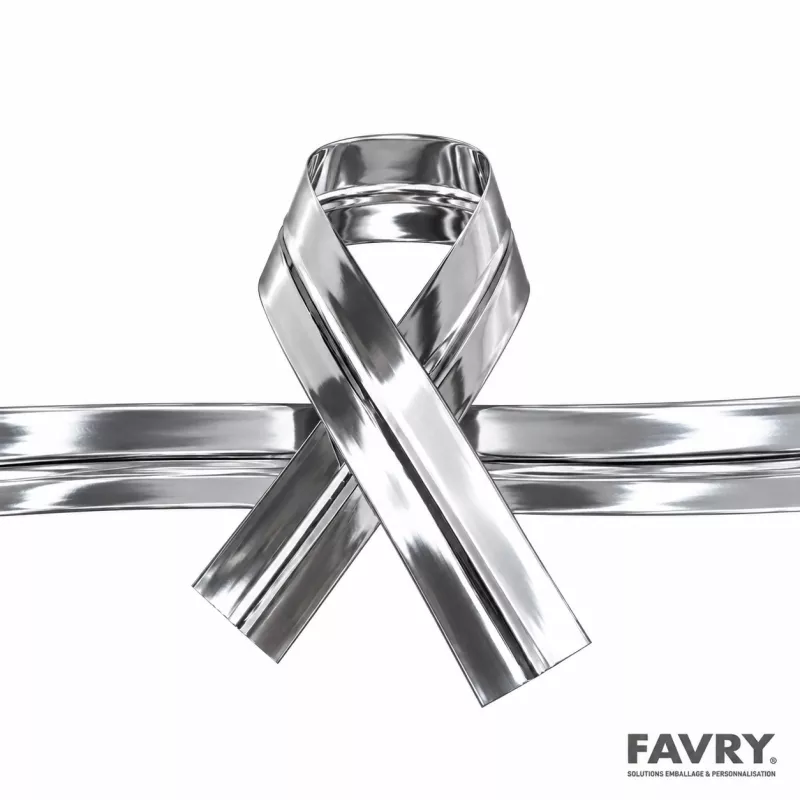 Attache Cellotwist argent 9 cm | Favry