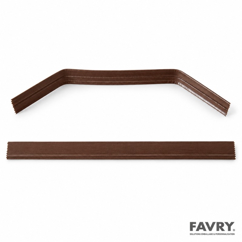 Clip band papier marron 8 x 130 mm | Favry