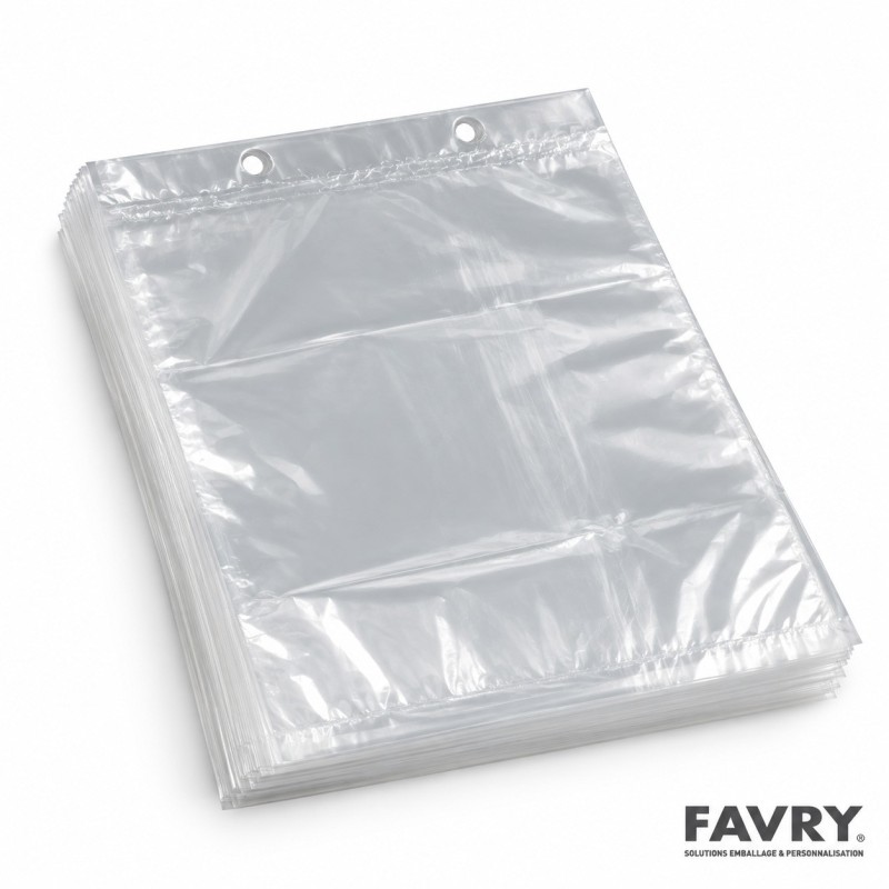 Sac liasse HDT transparent 30 x 35 cm | Favry