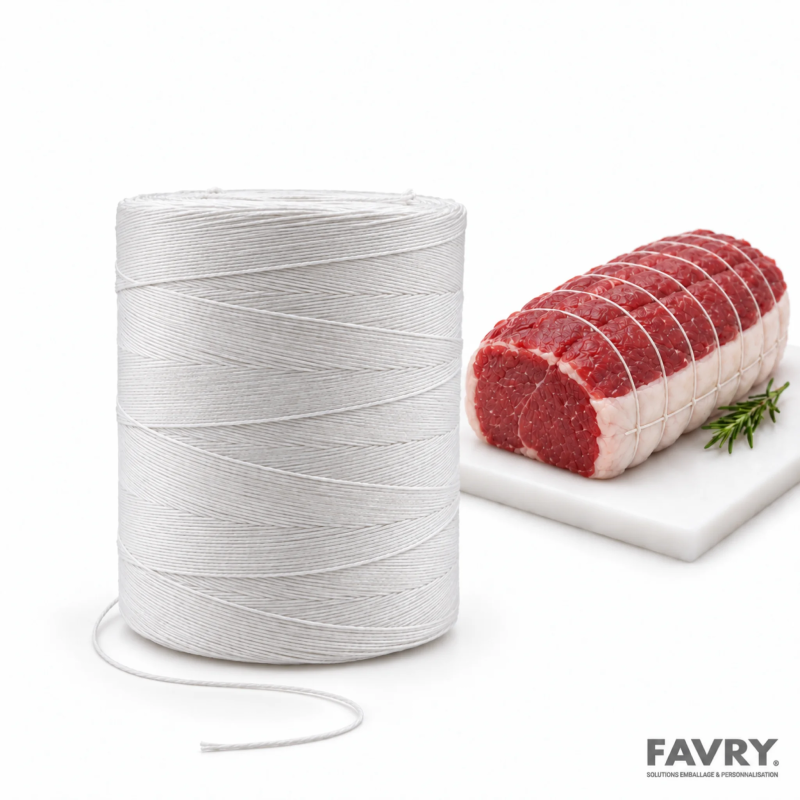 Ficelle rayonne pour rôti polyester 4/8 – 1 kg