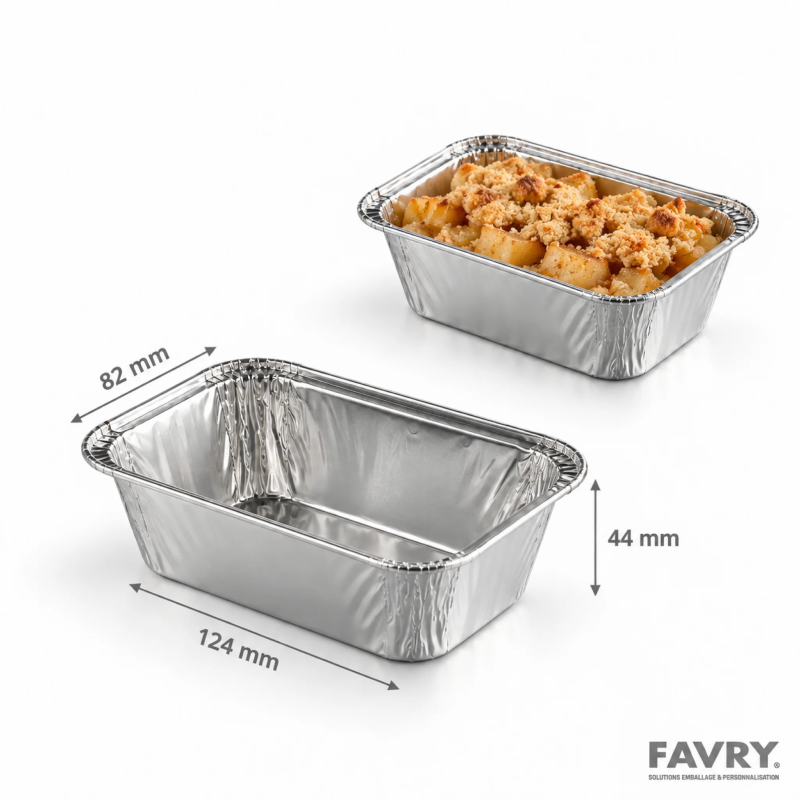 Barquette aluminium BA350 350 ml | Favry