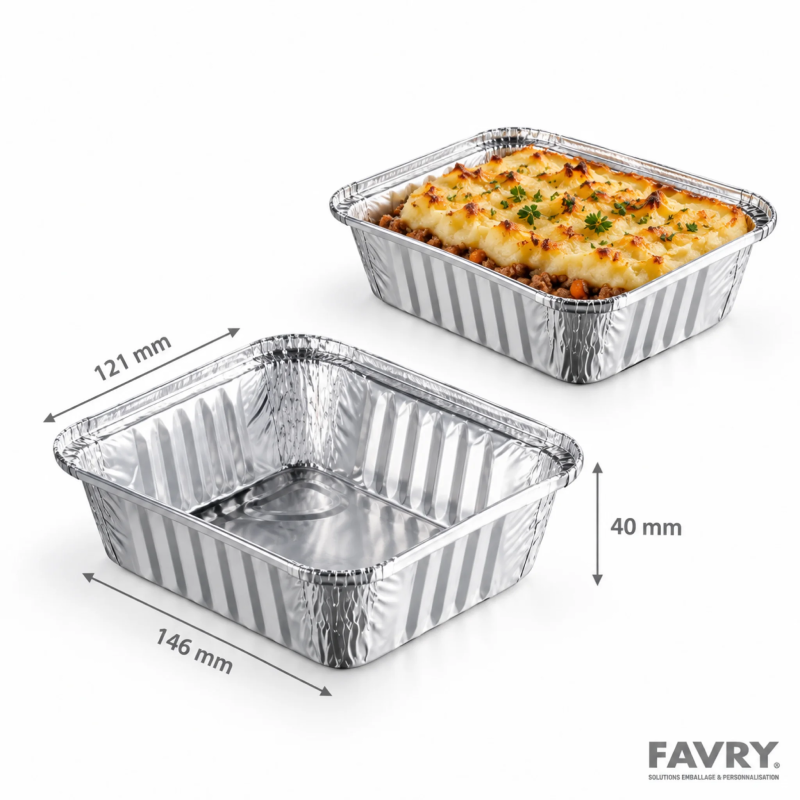 Plat aluminium 435 ml operculable | Favry
