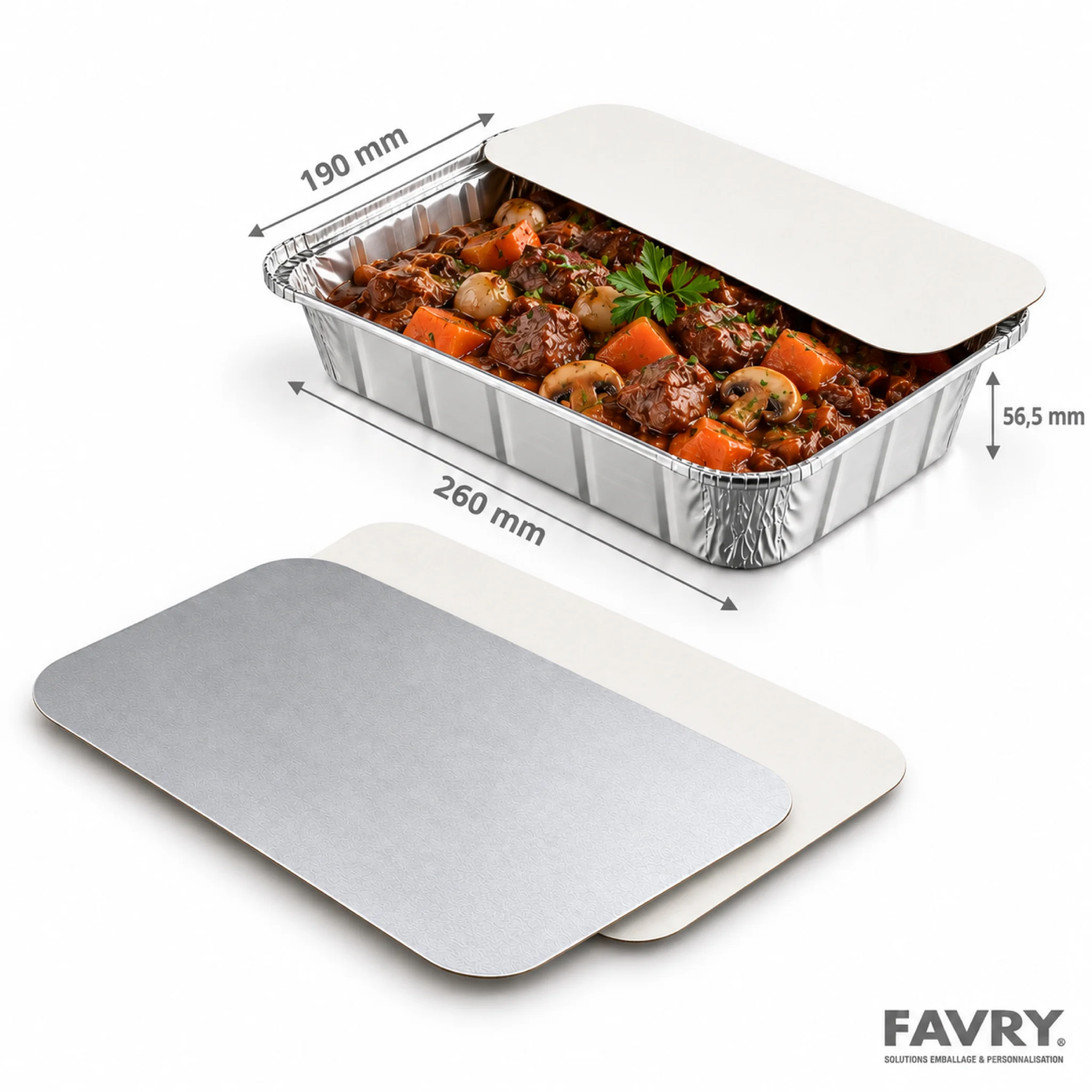 COUVERCLE CARTON PLAT ALUMINIUM CO1900 pour 36724
