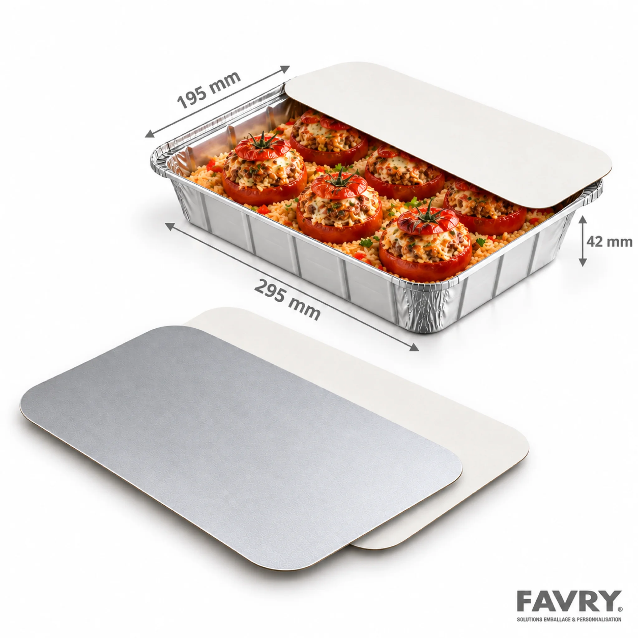 COUVERCLE CARTON PLAT ALUMINIUM CO2200 ~50 pour 11742