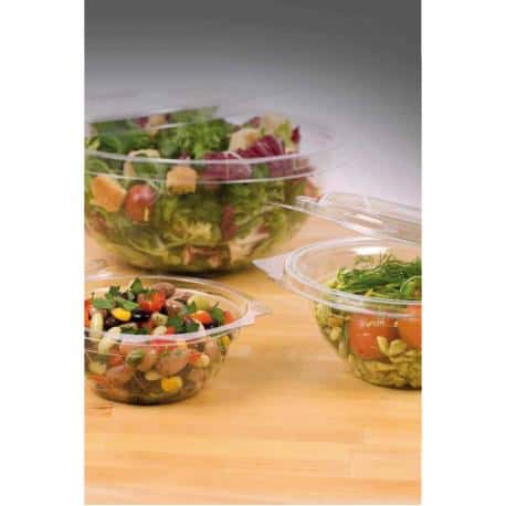 BOL ROND AVEC COUVERCLE RPET 1000ML BOL ROND AVEC COUVERCLE RPET 1000ML