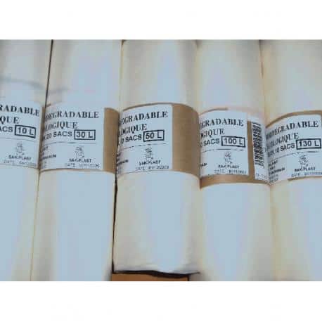 SAC POUBELLE BIO 130L 420 200x1150MM 4/100 /10 SAC POUBELLE BIO 130L 420 200x1150MM 4/100 /10