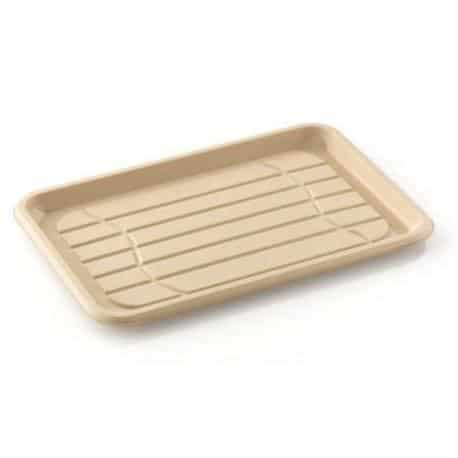 PLATEAU REPAS CANNE A SUCRE BEIGE 35X24CM /150 SANS CASE PLATEAU REPAS CANNE A SUCRE BEIGE 35X24CM /150 SANS CASE