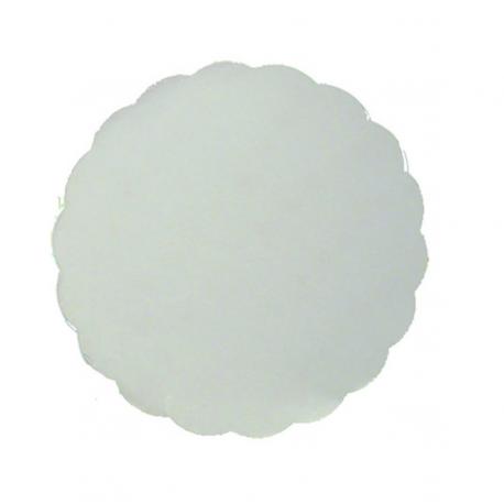 ROND FESTONNE CARTON BLANC D.20CM /500 ROND FESTONNE CARTON BLANC D.20CM /500