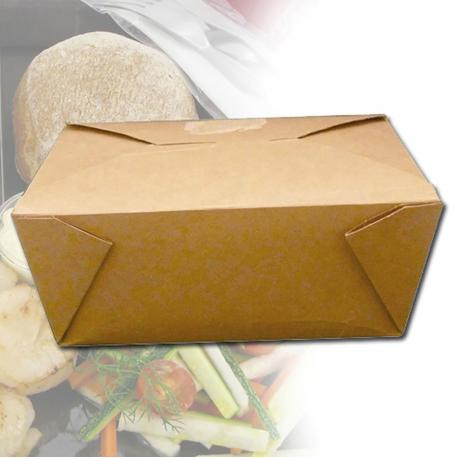BOITE REPAS TRAITEUR BIOPACK KRAFT 130X105X65MM BOITE REPAS TRAITEUR BIOPACK KRAFT 130X105X65MM