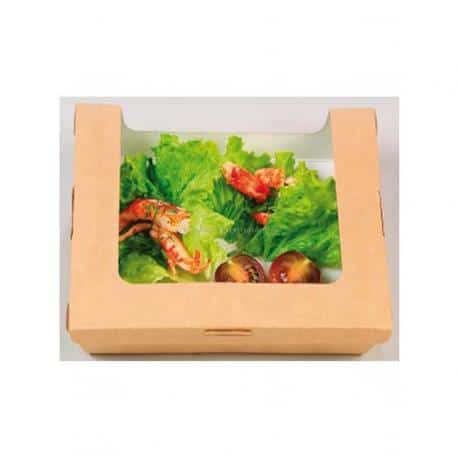 BOITE CARTON BRUN FENETRE 2 COTES 160X180X40MM FS BOITE CARTON BRUN FENETRE 2 COTES 160X180X40MM FS
